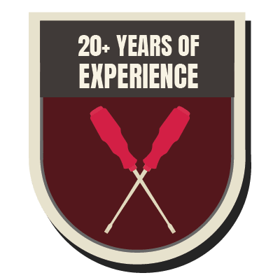 26-Years of Experience badge