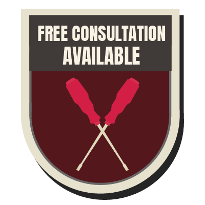 Free consultation badge
